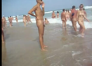 beach nudists